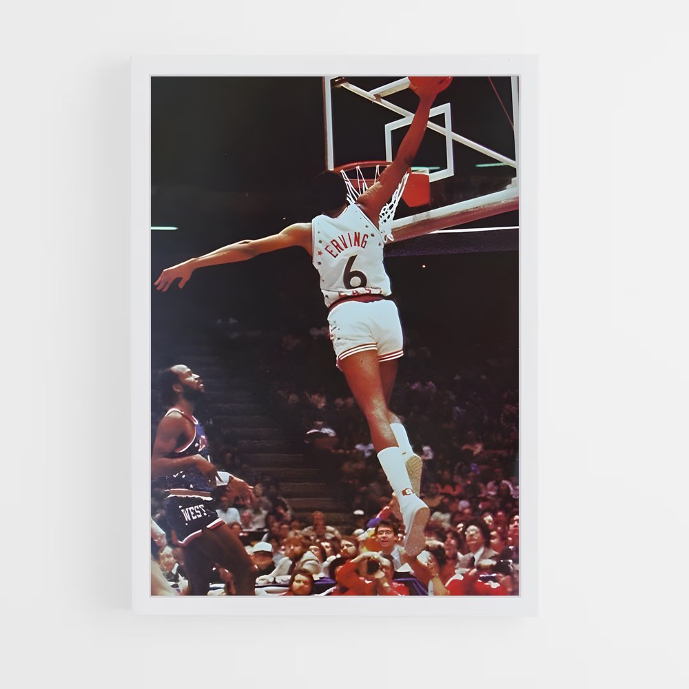 Poster L'Envol de Dr. J – affiche Basketball (vue 3)